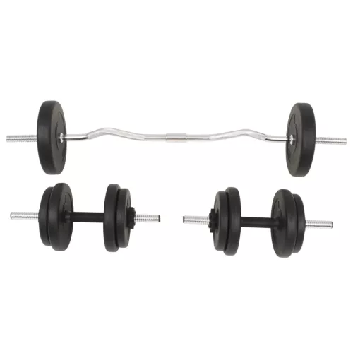  egykezes és kétkezes súlyzó szett 30 kg
