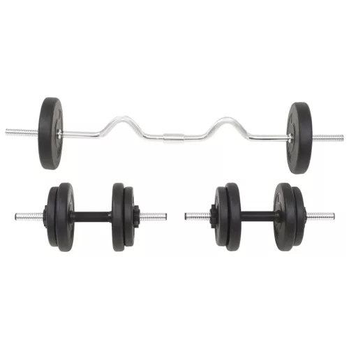  egykezes és kétkezes súlyzó szett 30 kg