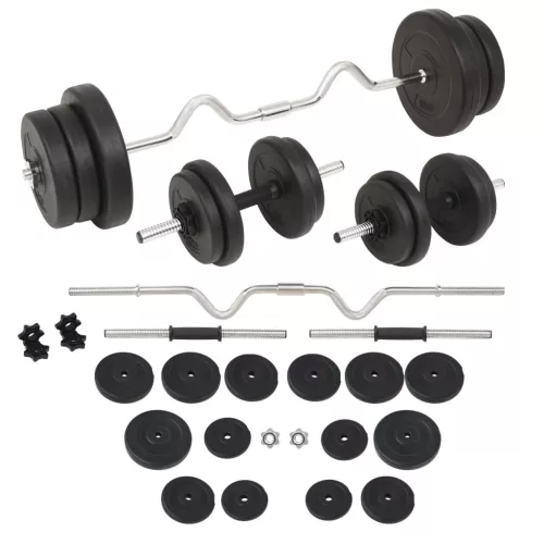  egykezes és kétkezes súlyzókészlet 60 kg