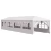 fehér kerti pavilon 3 x 12 m