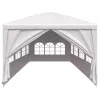  fehér kerti pavilon 3 x 12 m