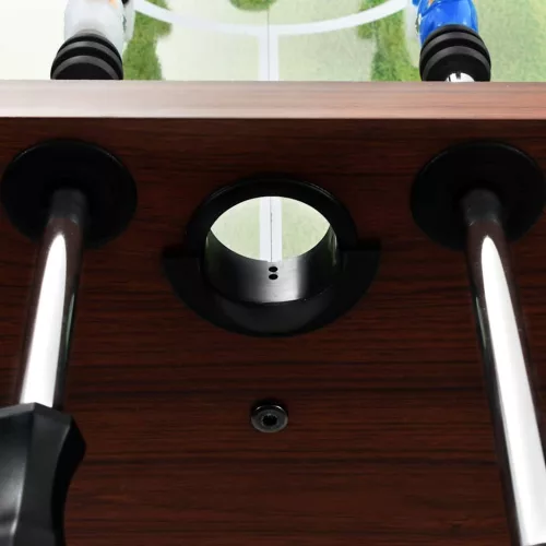  barna acél csocsóasztal 140 x 74,5 x 87,5 cm