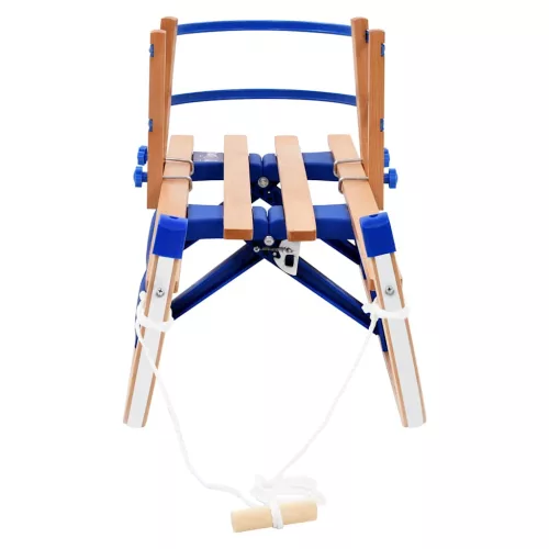  összecsukható faszánkó háttámlával 119 cm