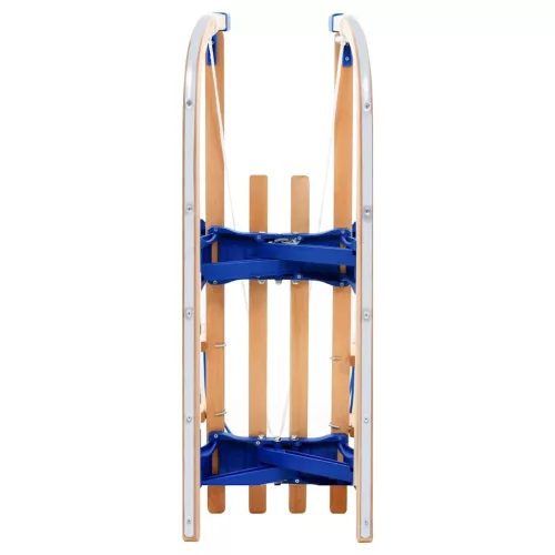  összecsukható faszánkó háttámlával 119 cm