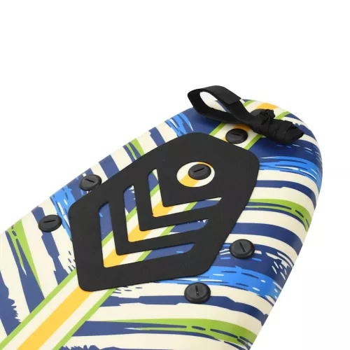  szörfdeszka levél dizájnnal, 170 cm