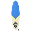  kék-krémszínű szörfdeszka, 170 cm