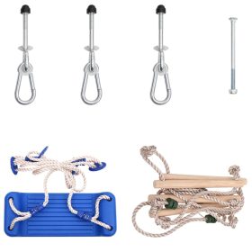    kék polietilénnel hinta kötéllétrával