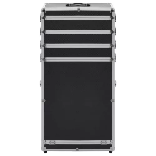  fekete alumínium sminkbőrönd