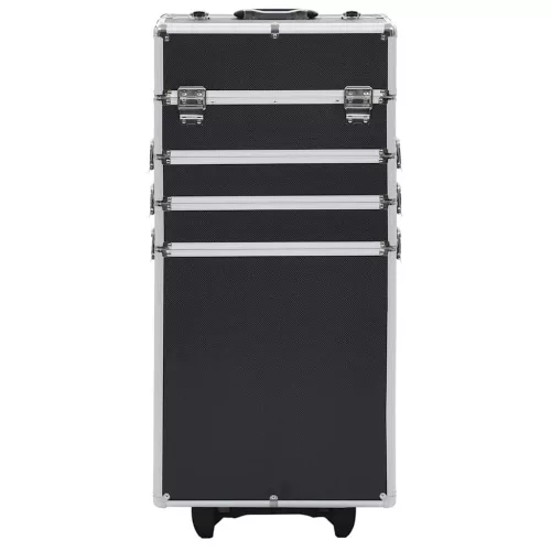  fekete alumínium sminkbőrönd