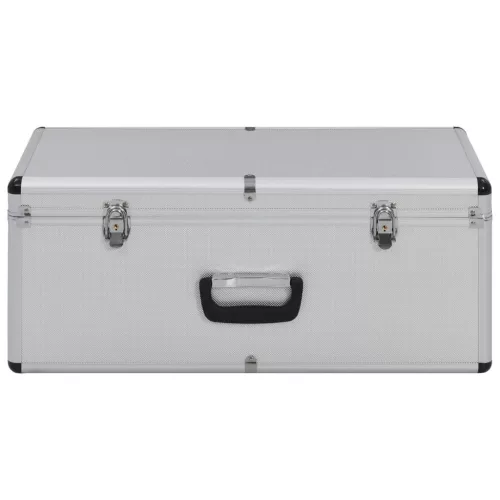  2 darab ezüst alumínium tárolódoboz 