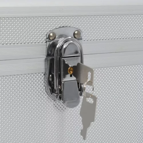  2 darab ezüst alumínium tárolódoboz 