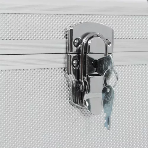  3 darab ezüst alumínium tárolódoboz