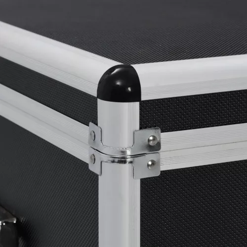  3 darab fekete alumínium tárolódoboz