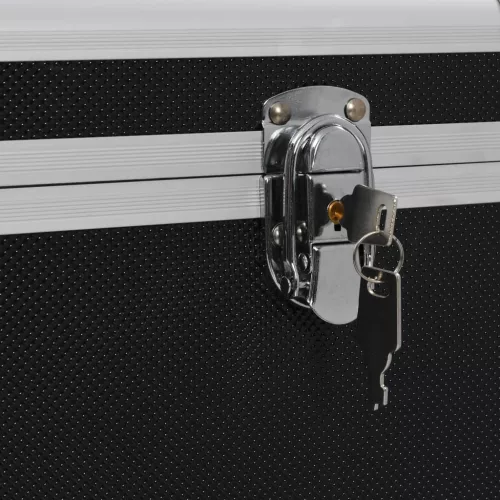  3 darab fekete alumínium tárolódoboz