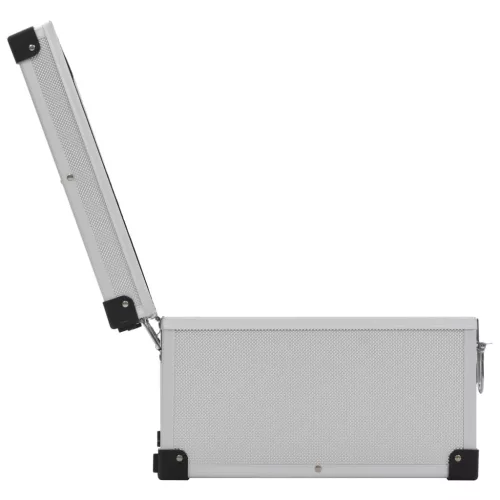  60 db-os ezüstszínű alumínium és ABS CD-tartó