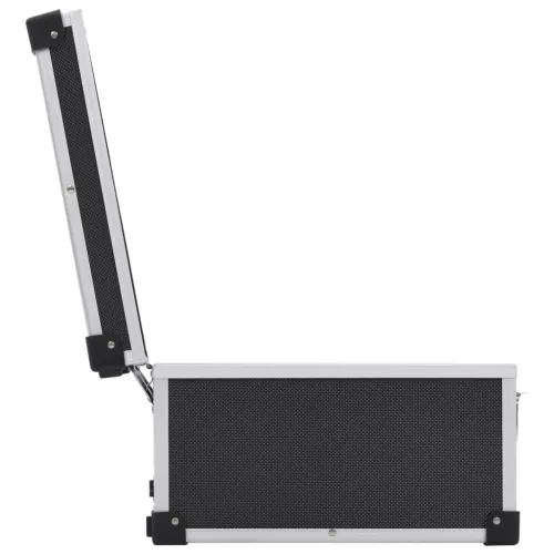  60 db-os fekete alumínium és ABS CD-tartó