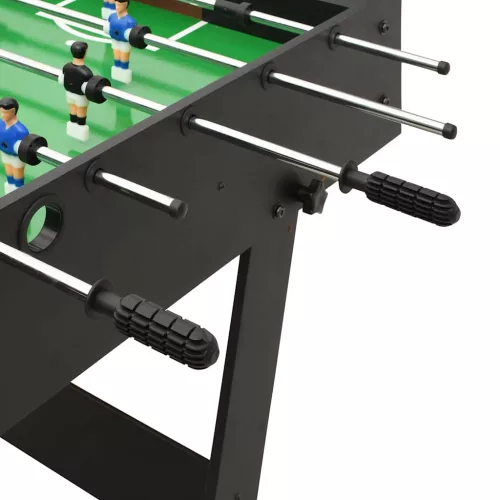  fekete összecsukható csocsóasztal 121 x 61 x 80 cm