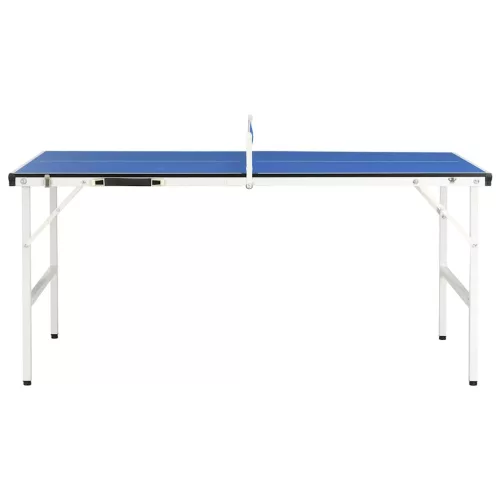  kék pingpongasztal hálóval 152 x 76 x 66 cm