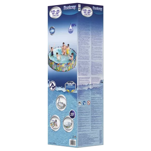 Bestway Steel Pro úszómedenceváz 305 x 66 cm