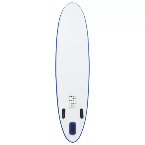  felfújható kék és fehér állva evezős SUP szörfdeszka szett