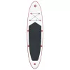  felfújható piros és fehér állva evezős SUP szörfdeszka szett