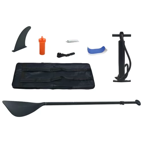  felfújható kék és fehér állva evezős SUP szörfdeszka szett