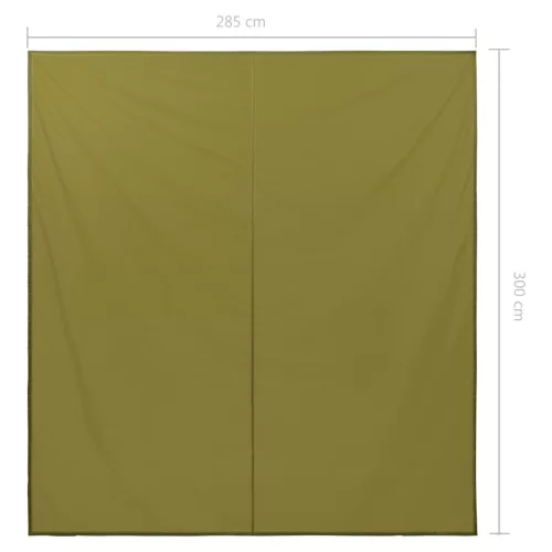  zöld kültéri ponyva 3 x 2,85 m