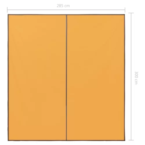  sárga kültéri ponyva 3 x 2,85 m