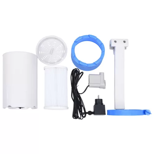  felfüggeszthető medenceszkimmer, szivattyú 16 cm-es adapterrel