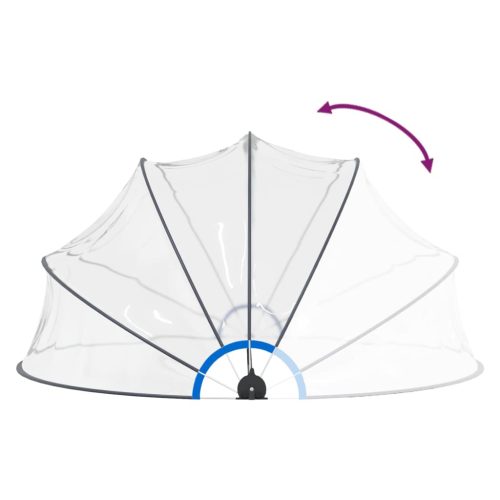  medencekupola 440 x 220 cm