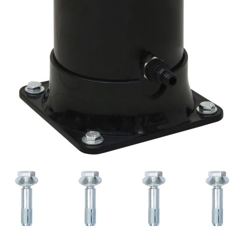  fekete szolárzuhany 214 cm 20 L