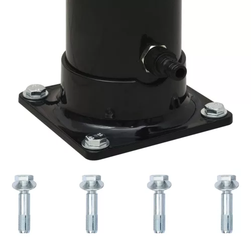  fekete szolárzuhany 220 cm 20 L