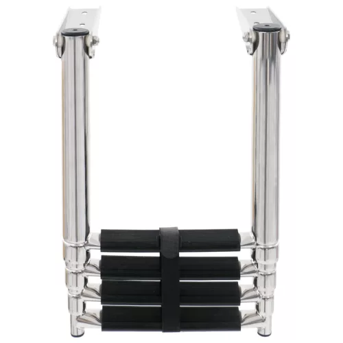  4 lépcsős rozsdamentes acél összecsukható beszállólétra