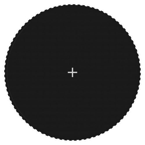  fekete szövet ugrószőnyeg kerek trambulinhoz 4,57 m