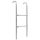 92408  2 fokos ezüstszínű acél trambulin létra 72 cm (65 cm magashoz alkalmas)