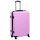  rózsaszín ABS keményfalú gurulós bőrönd