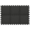  54 db fekete EVA habszivacs padlószőnyeg 4,86 ㎡