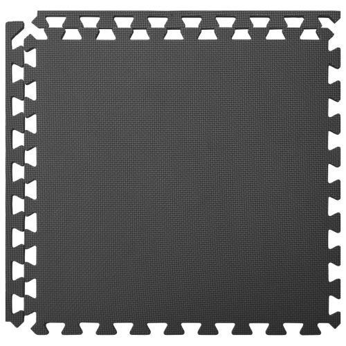  6 db fekete EVA habszivacs padlószőnyeg 2,16 ㎡