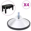  4 db króm M10 csocsóasztal láb