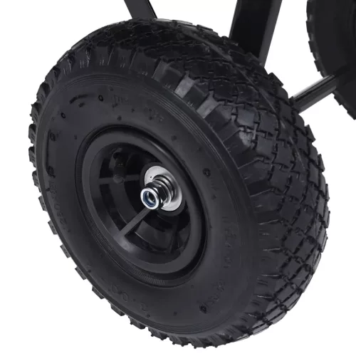  fekete kerti kézikocsi 300 kg 75 liter