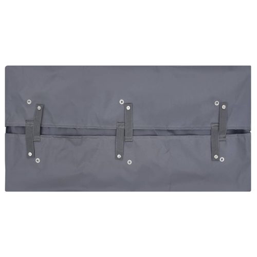  sötétszürke szövet kerti kocsi bélés 81 x 41 x 40 cm