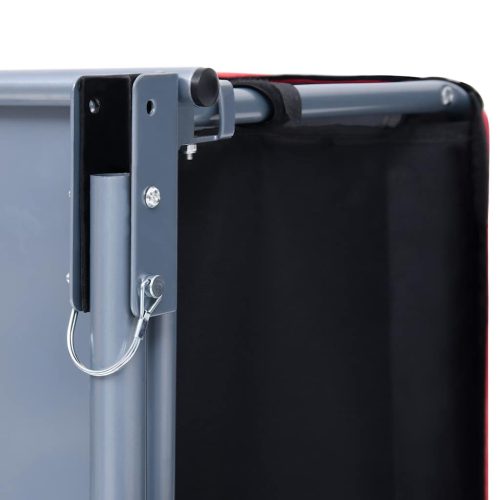  fekete és piros kerékpár-utánfutó 65 kg