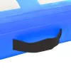  kék PVC felfújható tornamatrac pumpával 60 x 100 x 15 cm