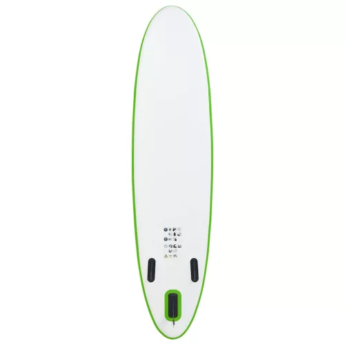  zöld és fehér felfújható állószörfszett