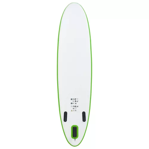  zöld és fehér felfújható állószörfszett