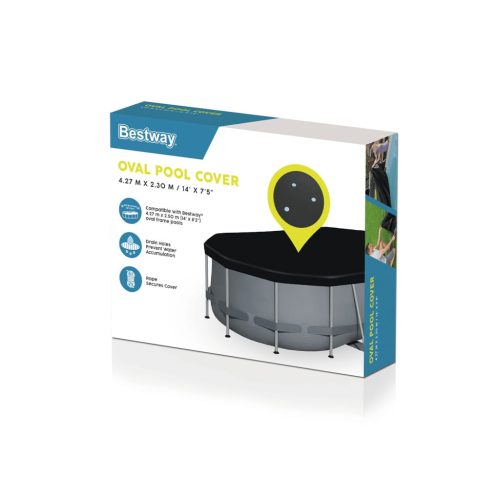 Bestway Flowclear medencetakaró 418 x 230 cm