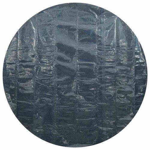  fekete és kék napelemes lebegő PE medencefólia 250 cm