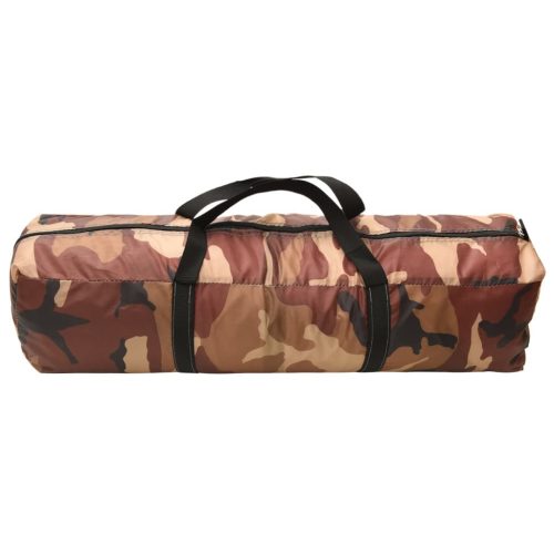  terepszínű rendezvénysátor LED-del/4 oldalfallal 3,6x3,6x2,3 m