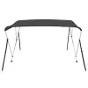  antracitszürke háromágú bimini tető 183 x 140 x 137 cm