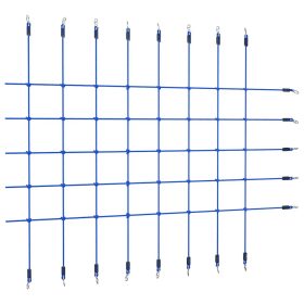  kék mászóháló 200 x 150 cm